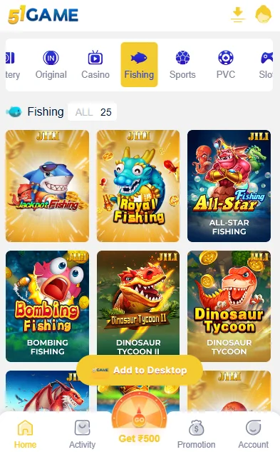 Fishing games
